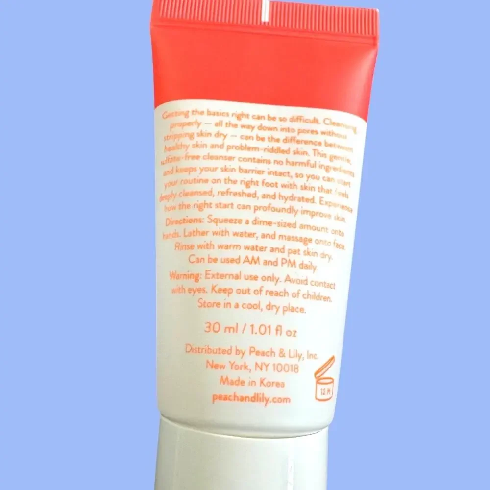 Peach and Lily 2 Piece Skincare Set Matcha Pudding Cream Hydrating Gel Cleanser